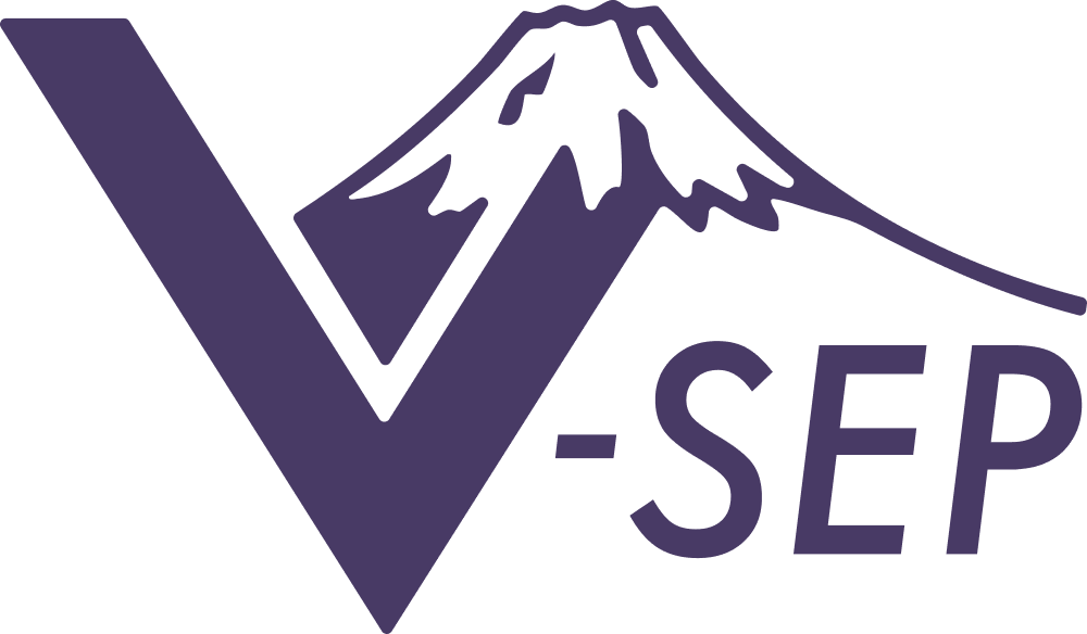 V-SEP 火山専門家育成プログラム ロゴ